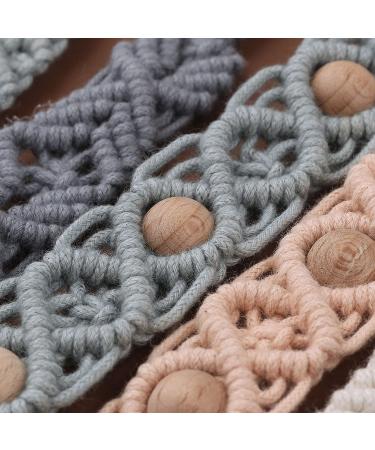 TIAN-K Cotton Woven Pacifier Chain - Stylish & Safe Pacifier Holder | International Shipping - Buy Online on SooperMarket.com