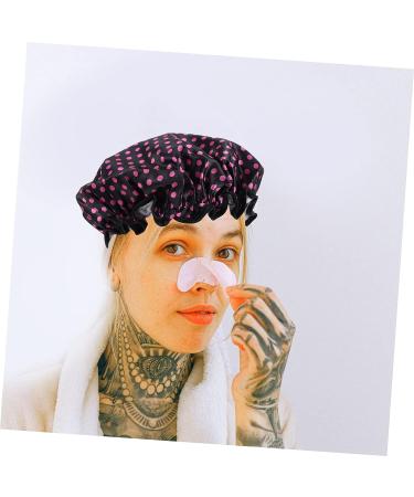 Satin Lined Shower Cap Set for Women - 4pc Flower Pattern Turbans | Washable & Stylish Hair Bonnets - Healeved - Buy Online on SooperMarket.com