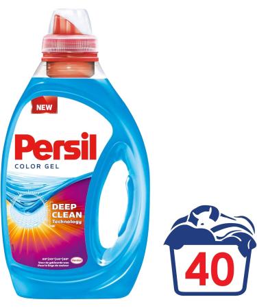 Persil Color Gel Laundry Detergent - 40 Wash Bags (2L) - Perfect for Colored Wash - International Shipping Available - Buy Online on SooperMarket.com
