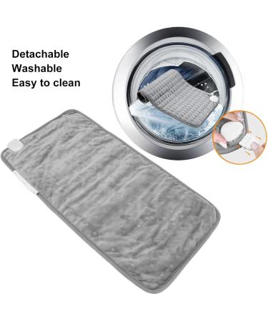Atyhao Heated Blanket Electric Heating Pad for Pain Relief (EU Plug 220V Gray) | Stay Warm Without Overheating - Buy Online on SooperMarket.com
