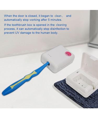 Toothbrush Cleaner Portable WallMounted Ultraviolet Toothbrush Head Holder Cleaning Machine (European Specification) European specification White - Buy Online on SooperMarket.com