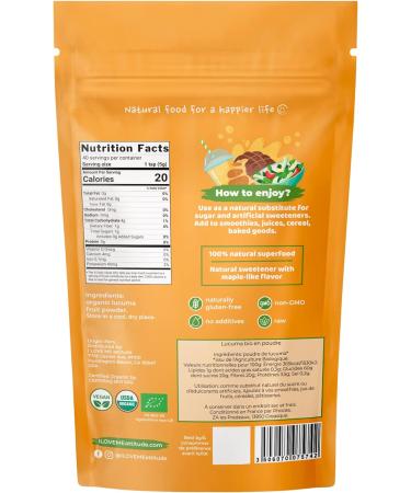 Organic Lucuma Powder Superfood sweetener - Buy Online on SooperMarket.com
