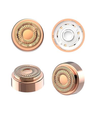 Facial Hair Remover Replacement Heads - Gen 2 Double Halo, 4 Count, 18K Gold-Plated, Compatible with Finishing Touch Flawless - Buy Online on SooperMarket.com
