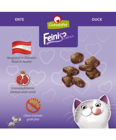 Granaphet Fine Mouse Duck Treats for Cats Grain & Sugar-Free Soft Snacks 100g Pack - Buy Online on SooperMarket.com