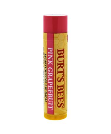 Burt's Bees 100% Natural Moisturizing Lip Balm Pink Grapefruit with Beeswax & Fruit Extracts - 1 Tube