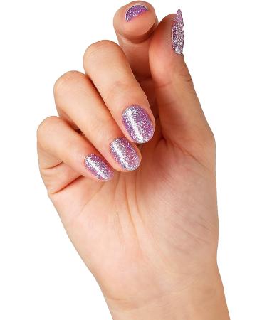 Bluesky Gel Nail Polish Purple Dream Blz48 Chunky Glitter Light Lilac - Long Lasting Chip Resistant - 10 ml - UV/LED Lamp Required - Pack of 1 - Buy Online on SooperMarket.com