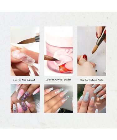 Acrylic Brush #22 Sable Kolinsky for Nail Art | Zobelhaar Nail Brush for Gel & Polish | Premium Manicure Tools - Buy Online on SooperMarket.com