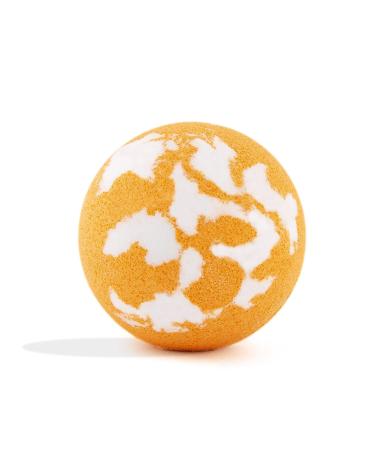 A BOMB Sporty Bath Bomb 7 Oz - White/Orange Clean & Fresh | Energizing Bath Fizz for Active Lifestyles - Buy Online on SooperMarket.com