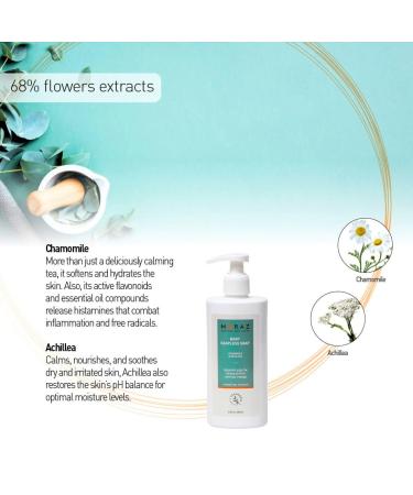 Moraz Baby Soapless Soap - Herbal Gentle Wash for Sensitive Skin with Chamomile - 8.5 oz - Buy Online on SooperMarket.com