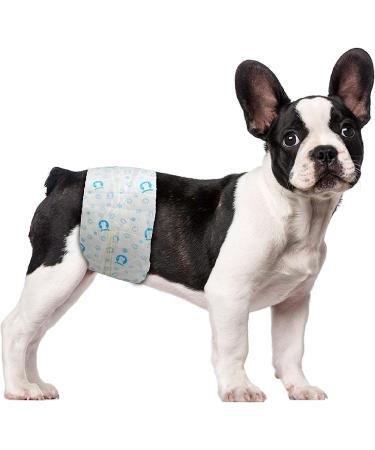 Scratch disposable diaper for male super absorbent and leak-proof exciting urination or incontinence 40 counters small white m