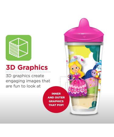 Playtex Sipsters Stage 3 Insulated Spout Sippy Cups 9oz - 2 Pack | Spill-Proof, Leak-Proof, Break-Proof (Color May Vary) - Buy Online on SooperMarket.com