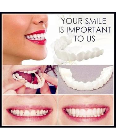 CHNLML Snap On Smile Teeth Veneers - Perfect Whitening & Comfortable Fit (2 Pcs) - Buy Online on SooperMarket.com