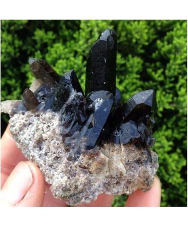 200-300g Rare Natural Beautiful Black Crystal Cluster Tibetan Specimen Decoration Gift - Buy Online on SooperMarket.com