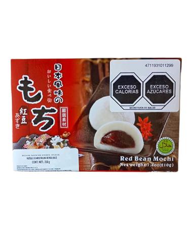 Royal Family Japanese Rice Cake Mochi Daifuku (Red Bean) 7.4 Ounce