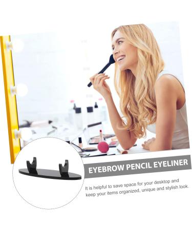 VILLCASE 3 Pcs Acrylic Pen Holder Pencil Lip Gloss Makeup Brush Rack Organizer Simple Writing Pens Holder 12.7x3cmx3pcs Blackx3pcs - Buy Online on SooperMarket.com