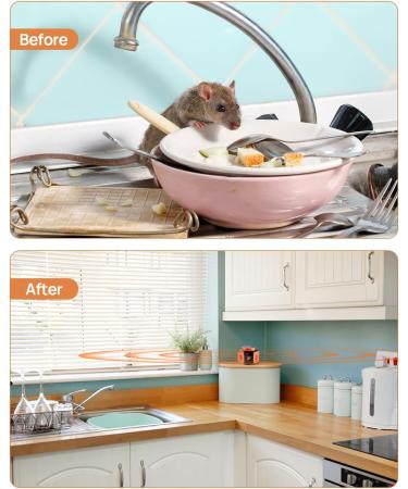 Meilen Ultrasonic Mouse Repellent with 9 Strobe Lights - Indoor Rodent, Squirrel, and Rat Control for House, RV, Garage - Buy Online on SooperMarket.com