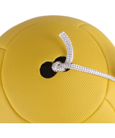 GAMESUN Full-Size Portable Tetherball with Soft Rope - Yellow | Family-Friendly Outdoor Game for Fun Play - Buy Online on SooperMarket.com