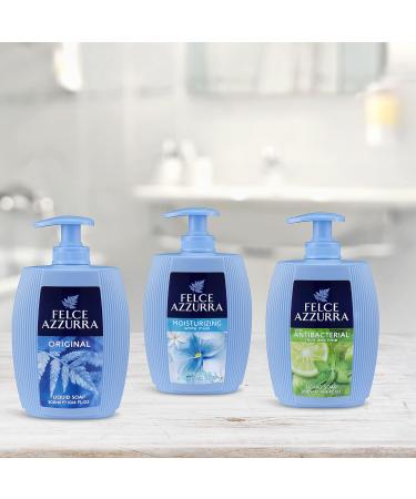 Felce Azzurra Liquid Soap White Musk - Fresh Citrus Fragrance - 2 Pack (300 ml each) - International Shipping Available - Buy Online on SooperMarket.com