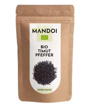 Mandoi Organic Timut Pepper whole 100g organically grown in Nepal fruity Sichuan pepper alternative 100.0 grams
