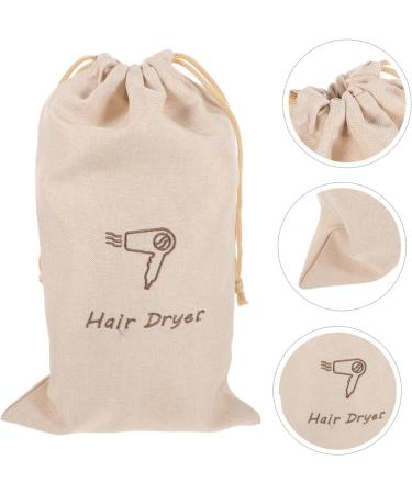 FOYTOKI Drawstring Bag Blow Dryer Canvas Travel Bag Hair Dryer Travel Case Hair Dryer Storage Bag Bags Linen - Buy Online on SooperMarket.com