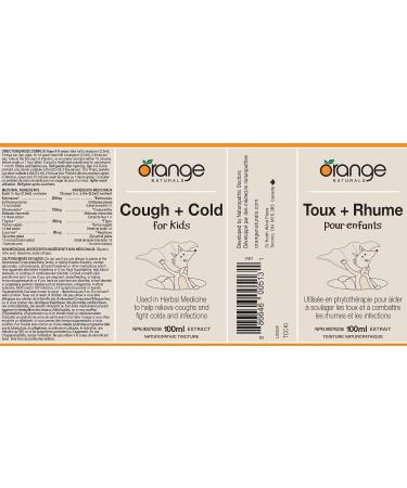 Orange Naturals - Cough+Cold (Kids) Tincture - Buy Online on SooperMarket.com