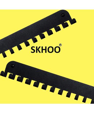 Skhoo Premium Gymnastic Medal Holder - Black Display Rack with 20 Hooks for Medals and Ribbons - Gymnastic Display Rack (New Upgrade) - Buy Online on SooperMarket.com