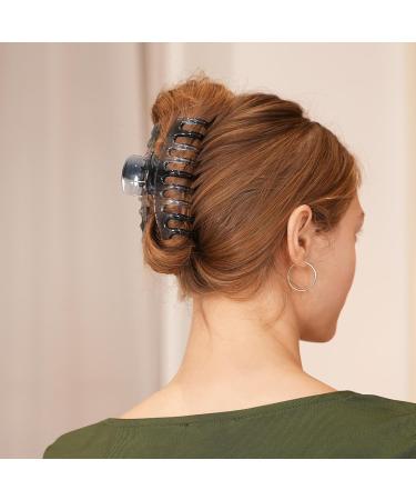 Zou.Rena Big Claw Clips for Thick Hair - 4.3 Inch Slipproof Glossy Hair Clips for Women & Girls - Strong & Shiny Long Hair Accessories - Buy Online on SooperMarket.com