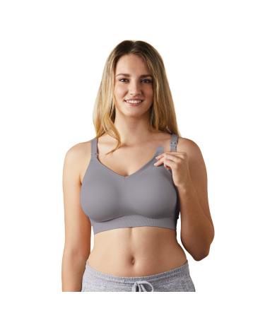 Bravado! Body Silk Seamless Nursing Bra 1401 L Silver