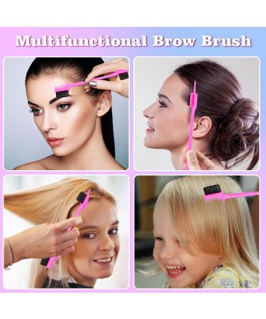 8PCS Hair Brush Comb Set - Pink Hair Brushes for Women, Kids, and Babies - Buy Online on SooperMarket.com