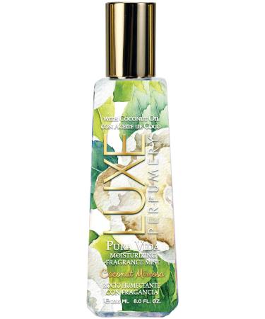 Luxe Perfumery Pura Vida Coconut Mimosa Moisturizing Fragrance Mist 8 Fl Oz