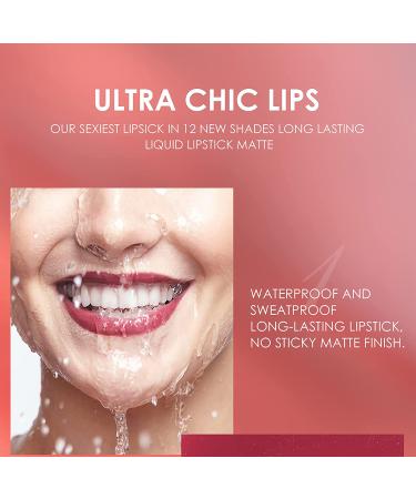 SUMEITANG 12Pcs Lip Liner and Lipstick Makeup Set: 6 Matte Nude Liquid Lipstick and Matching Lipliner Pencil Bundle - Waterproof, Long Lasting Lipgloss for Girls & Women - Lips Makeup Gift Set - Buy Online on SooperMarket.com