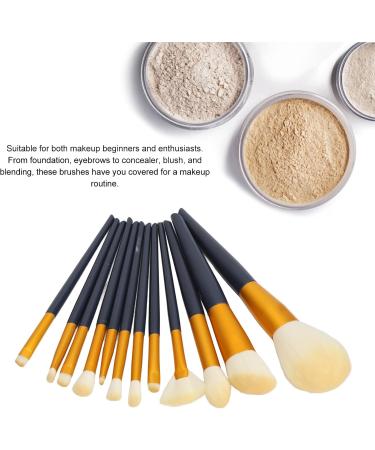 Makeup Brush Set Professional 12 Piece Brushes Complete Makeup Brush Set Soft Bristle with Holder for Home - Buy Online on SooperMarket.com