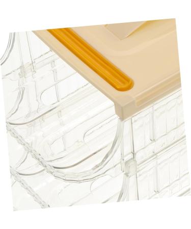 Alipis Clear Automatic Stackable for Plastic Fridge Dispenser Storage Tray Multi-Layer Organizer with - Buy Online on SooperMarket.com