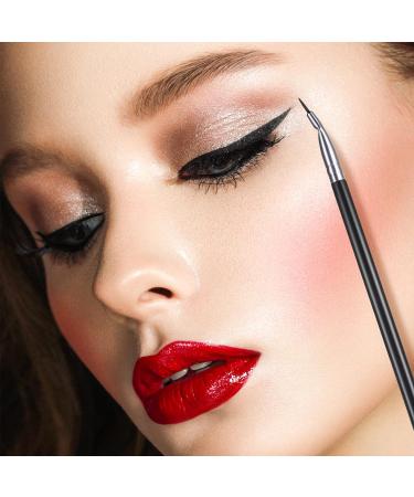 Lusofie 3pcs Eyeliner Brush Set - Professional Eye Makeup Brushes for Angled Eyeliner, Concealer, and Beveled Eyebrows - Buy Online on SooperMarket.com