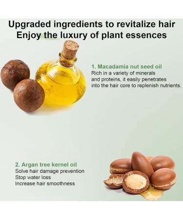 Hair Oil for Frizz Control - 70ml Hair Repair Natural Oil Mild Frizz Control Oil | Hair Care Oils for Home Traveling Vacation Outing Business Trips Hair Salon Veeteah - Buy Online on SooperMarket.com