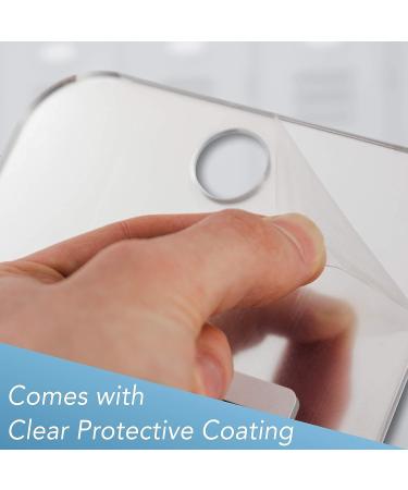 Shave Well Anti-Fog Shower Mirror for Office, Gym & School Lockers | Fogless Bathroom Mirror with Handheld Option | Hanging Shower Mirror - Buy Online on SooperMarket.com