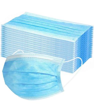 100 Pcs 3-Ply Cover Anti Dust Breathable Earloop Comfortable Sanitary Mouth Face Cover Professional Protection - Buy Online on SooperMarket.com