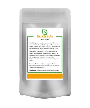 500 g Sucralose | calorie-free | 600x sweeter than sugar | Sweetener | Sugar substitute | Buxtrade |