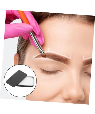 SOESFOUFU eyebrow makeup drawing paste brow mapping tool brow contour paste aluminum box 1 count (Pack of 1) Black - Buy Online on SooperMarket.com