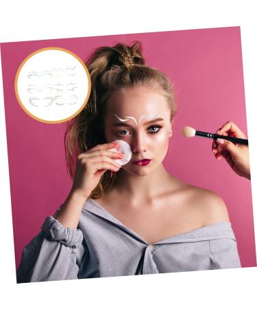 Healeved 6pcs Iridescent Eyeliner Eye Liner Eye Shadow Stickers Face Decals Eyeshadow Transfer Glue - Buy Online on SooperMarket.com