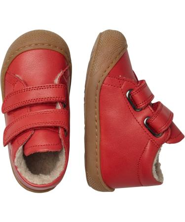 Naturino Cocoon VL Leather First-Steps Shoes - 3 UK Child - Rosso - Buy Online on SooperMarket.com