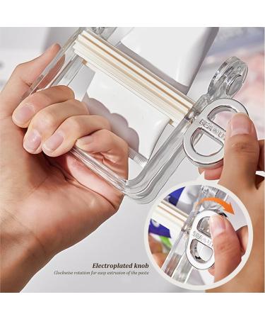 Toothpaste Squeezer Roller Toothpaste Tube Squeezer Tool 2Pcs Plastic Toothpaste Tube Squeezer Toothpaste Roller Dispenser with Rotatable Handle Toothpaste Seat Holder Stand Puts an End to Waste - Buy Online on SooperMarket.com