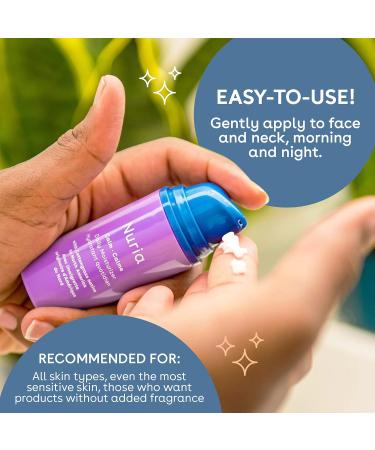 Nuria Calm Daily Moisturizer 30mL | Fragrance-Free Face Moisturizer for Sensitive Skin | Cotton Grass & Shea Butter Formula - Shop Worldwide - Buy Online on SooperMarket.com