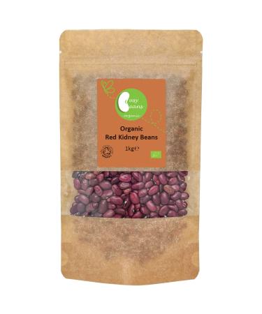 Organic Red Kidney Beans -Certified Organic- by Busy Beans Organic (1kg)