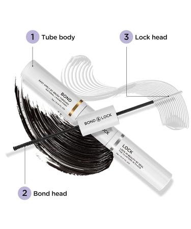 BEYELIAN Lash Bond and Seal Cluster Lash Glue | Latex-Free, Super Strong Hold | DIY Individual Cluster Lashes | 48-Hour Aftercare Sealant | Mascara Wand Included | 1 Count - Buy Online on SooperMarket.com