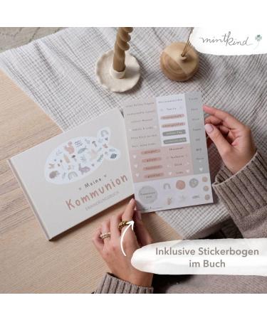 Mintkind Memory Book - My Communion Wald-Design | Personalized Communion Gift for Girls & Boys | Customizable Photo Album | Perfect Communion Memory Album - Buy Online on SooperMarket.com