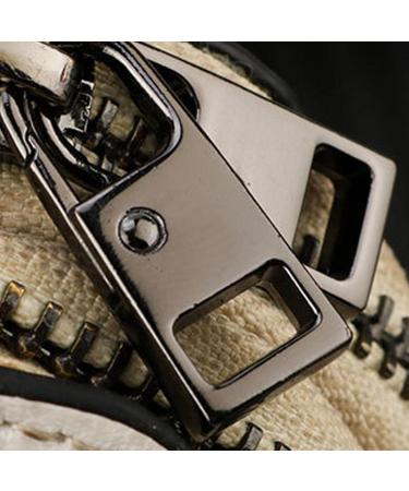 Fovolat Zipper Replacement Pull | Detachable Metal Zipper Pulls for Quick Replacement | Sturdy Removable Zipper Pulls Tab Zipper Handle Fixer for Easy Zipper Repair Black Copper - Buy Online on SooperMarket.com