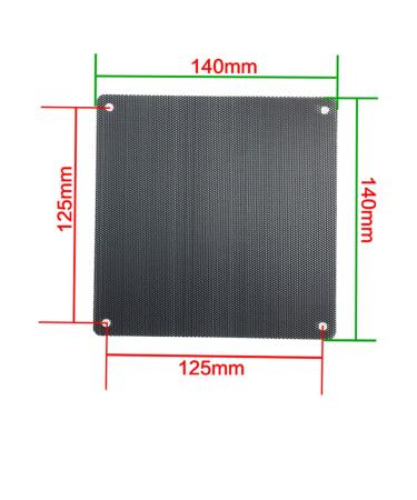 KOMBIUDA 10PCS computer fan Fine Fan Computer Fan Grills Cooling fan Cooler Fan dustproof case dustproof cover dustproof net Mesh - Buy Online on SooperMarket.com
