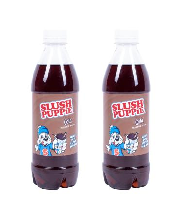 SLUSH PUPPiE Cola Syrup - 2 x 500ml Bottles. For use with Domestic SLUSH PUPPiE Machines. Genuine SLUSH PUPPY syrup from Fizz Creations