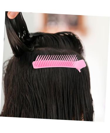 HAPINARY Hair Salon Clip Hair Cutting Clips Hair Styling Clamps Sectioning Clips Grip Clips for Hair Sectioning Haircut Accessories Barber Hair Clips Hair Parting Tools Nonslip Hair Clips 14.20X3.00X2.30CM Pink - Buy Online on SooperMarket.com